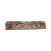CB 02 Carved Leaves Incense Coffin Box - Front