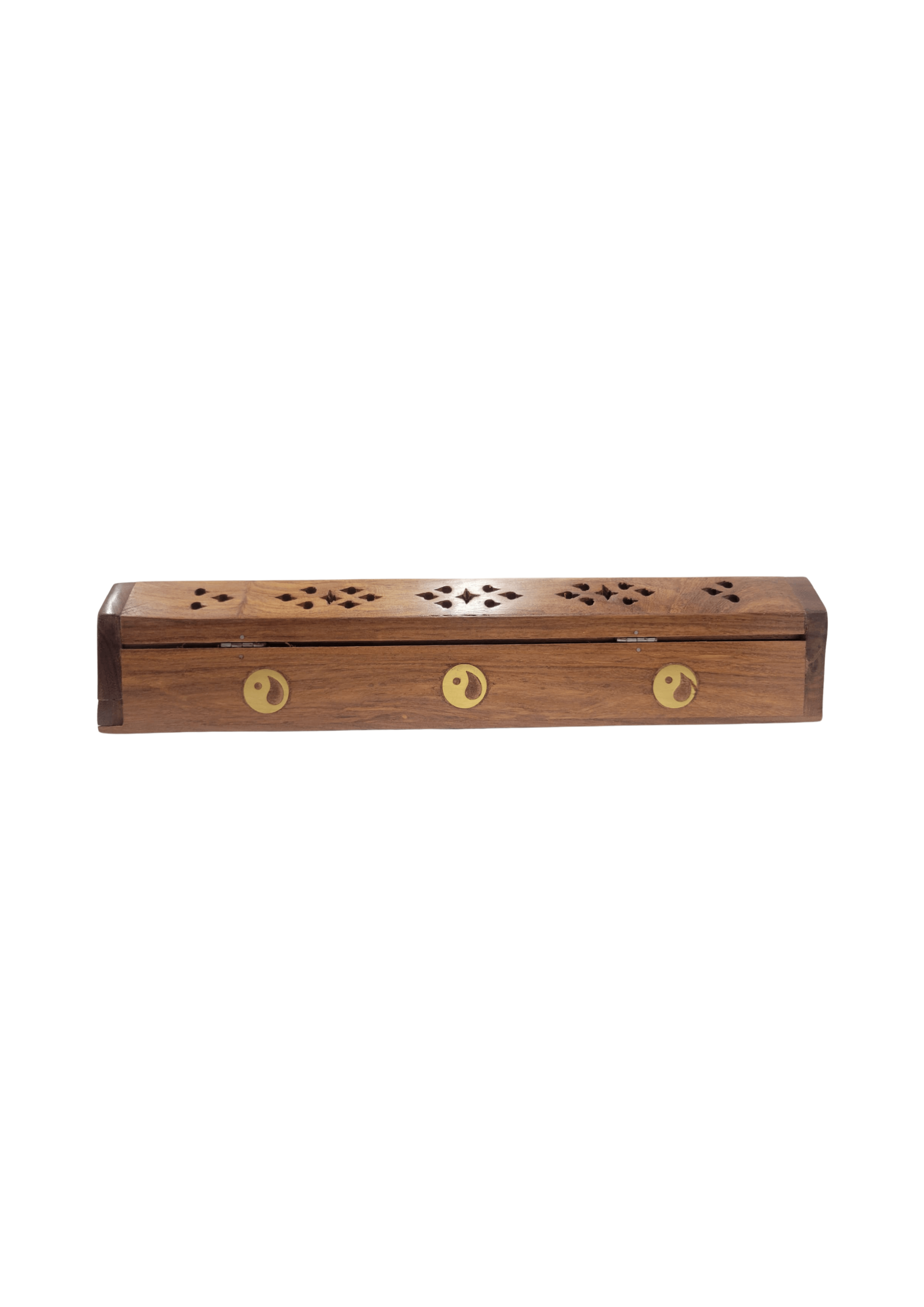 Alternative view of INCENSE COFFIN BURNER- YIN YANG